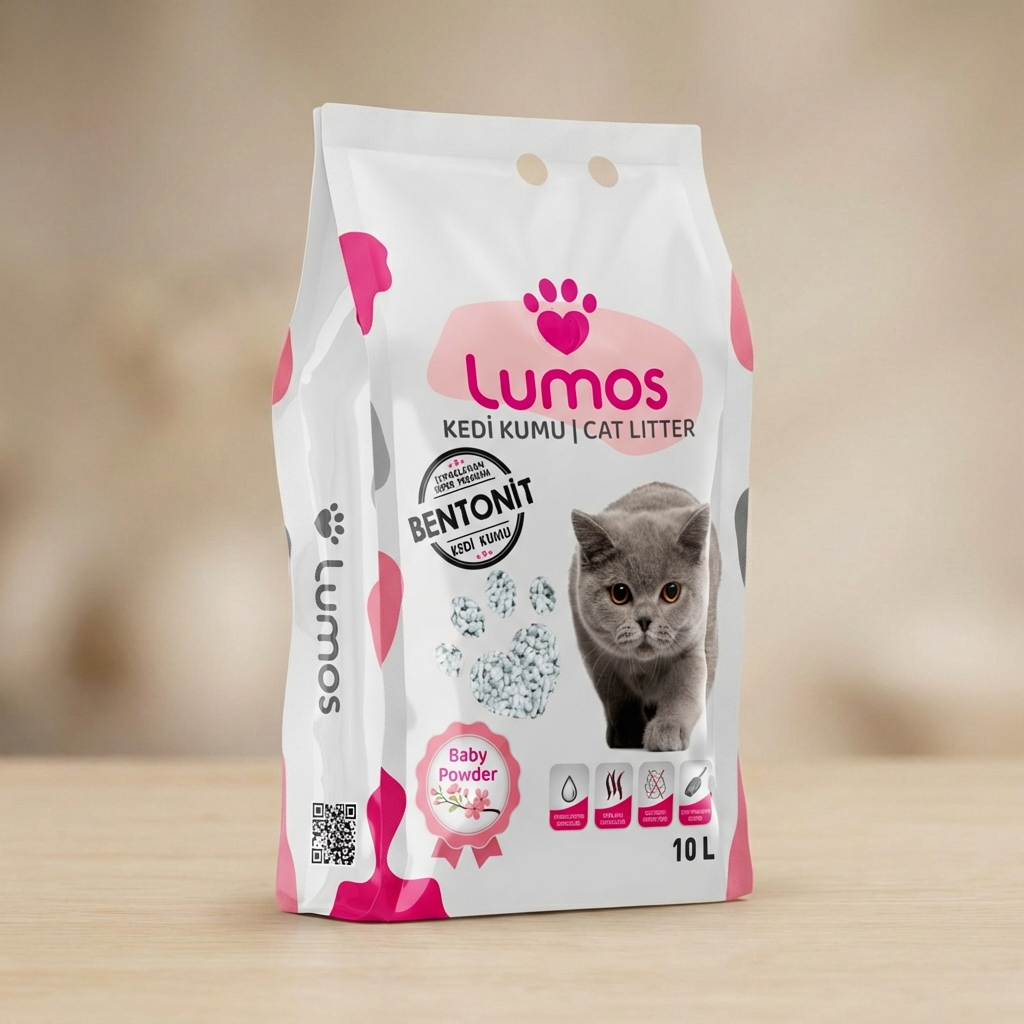 Lumos Bebek Pudralı Kedi Kumu: Tozsuz ve Ferah Bir Deneyim